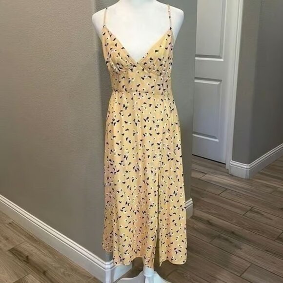 Revolve Amanda Uprichard Amory MIDI Dress Woman’s Size Medium - Picture 1 of 4